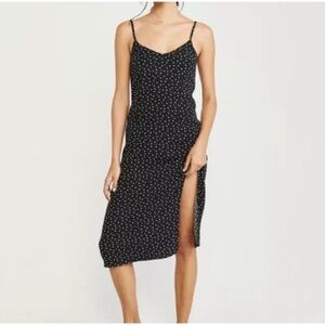 Abercrombie & Fitch Midi Slip Dress